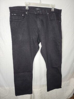 Men’s Polo Ralph Lauren Hampton Relaxed Straight Jeans  Black  40x32 - Like New